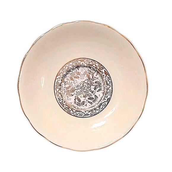Royal Vale Saucer Plate England Bone China Rare Pattern Gold Rim Replacement VNT - Picture 1 of 16